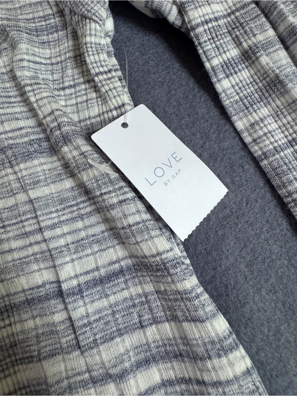 GAP Striped Hooded Pullover in Blue and White - Picture 8 of 10